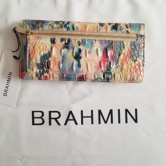 NWT Brahmin Superbloom Melbourne Ady Wallet - Picture 7 of 12